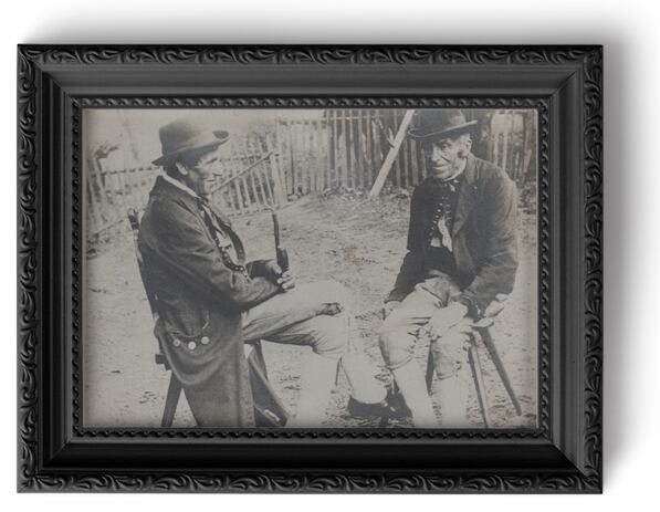 Chod kroj in historical photographs