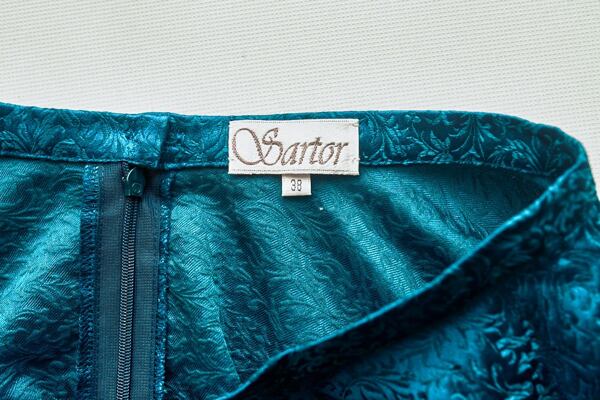 How to make a circle skirt – inside the waistband