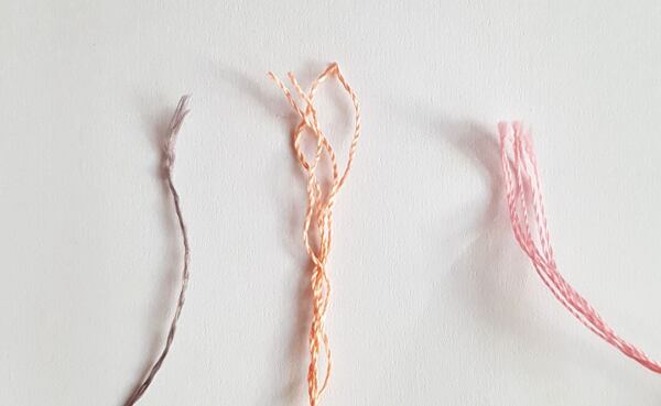 Silk embroidery floss types