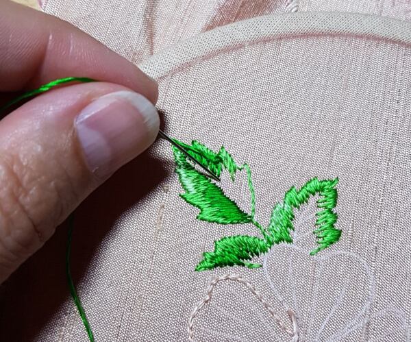 needle painting thread painting embroidery tutorial