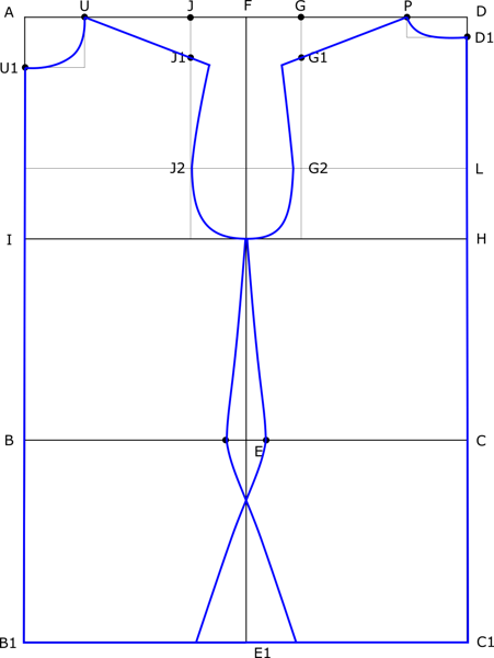 t-shirt sewing pattern drafting how to