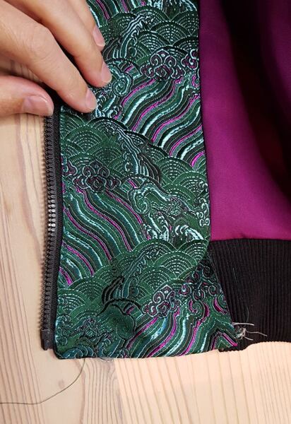 lining a bomber jacket