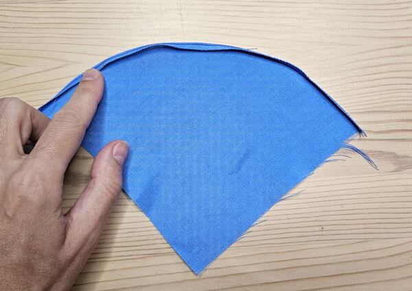 how to sew a narrow folded hem