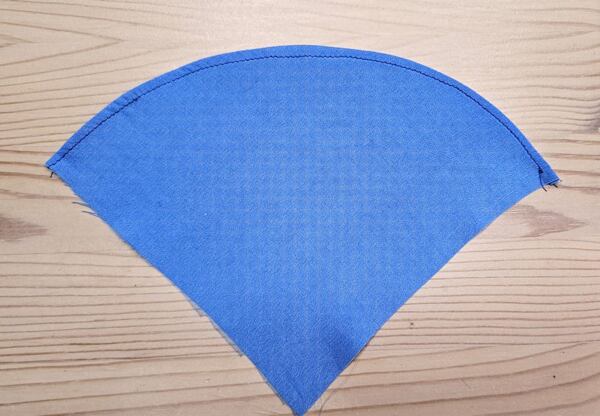 how to sew a narrow folded hem