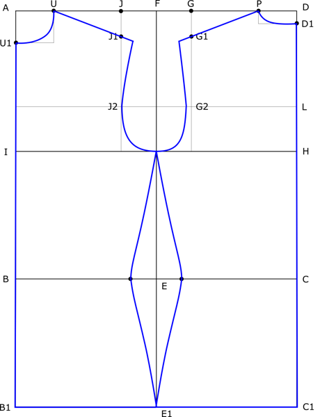 t-shirt sewing pattern drafting how to