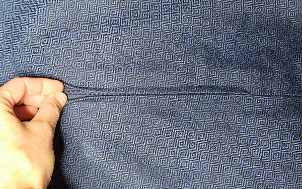 how to sew in a zipper