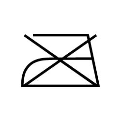 do not iron symbol