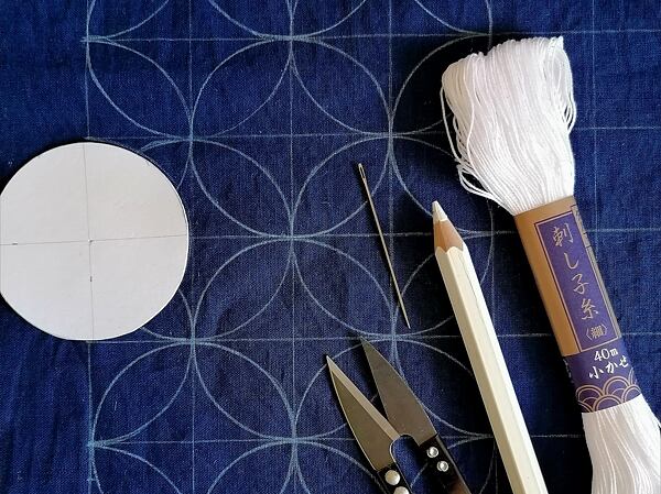 Sashiko stitching Japanese mending technique