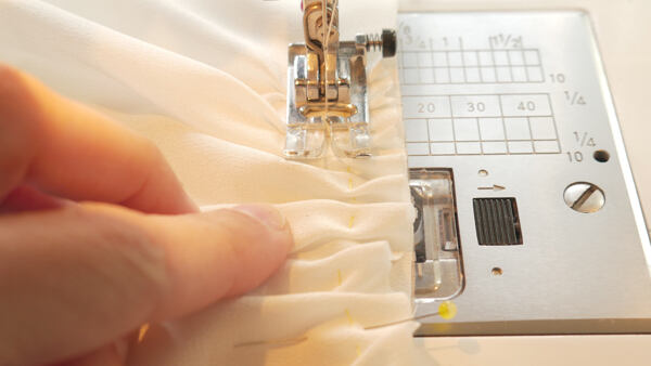 sewing silk