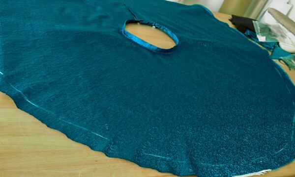 How to make a circle skirt – hem markings