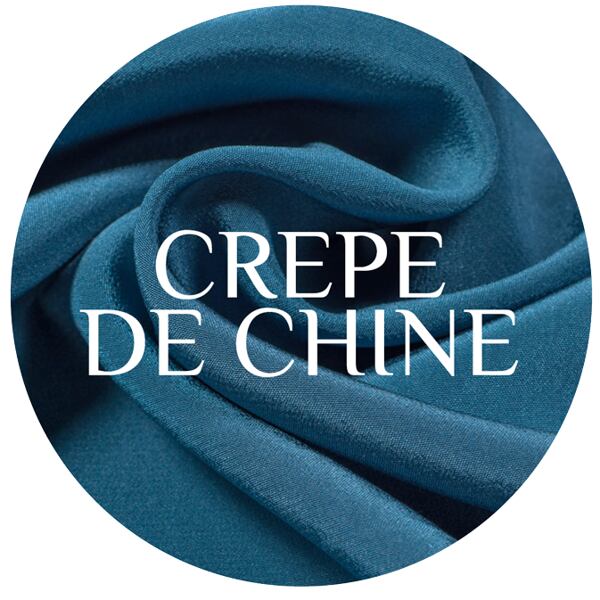 silk crêpe de Chine by the yard