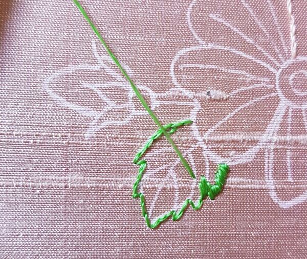 needle painting thread painting embroidery tutorial