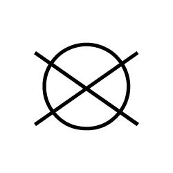 do not dry clean symbol