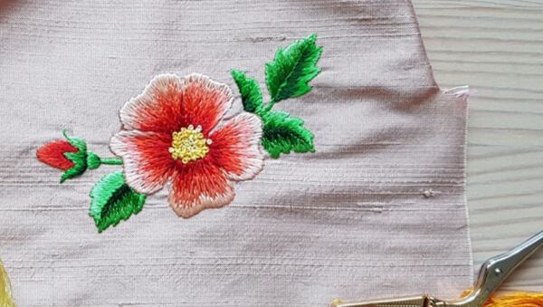 needle painting thread painting embroidery tutorial