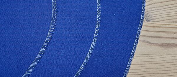 how to finish a curved hem with overlock serger