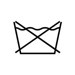do not wash symbol, washing symbol