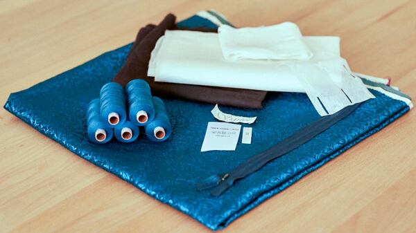 How to make a circle skirt – materials used