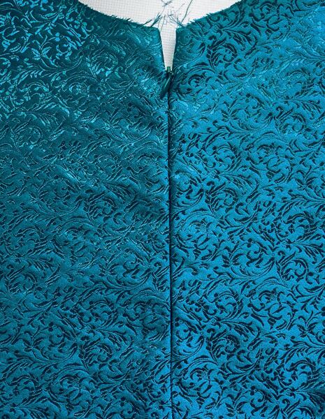 How to make a circle skirt—finished invisible zipper