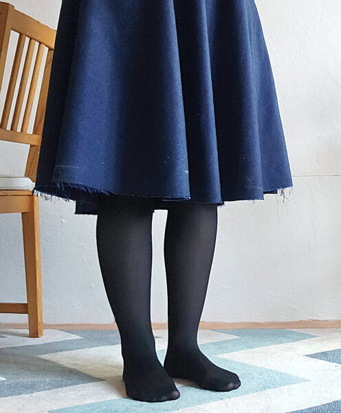 blue pinafore dress