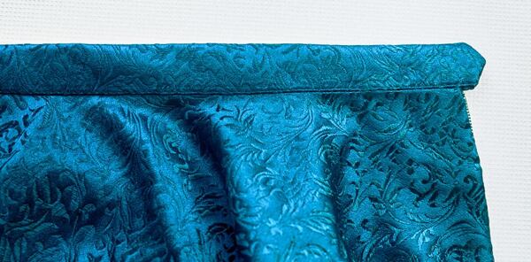 How to make a circle skirt – top stitching the waistband