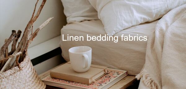 látky na lněné povlečení