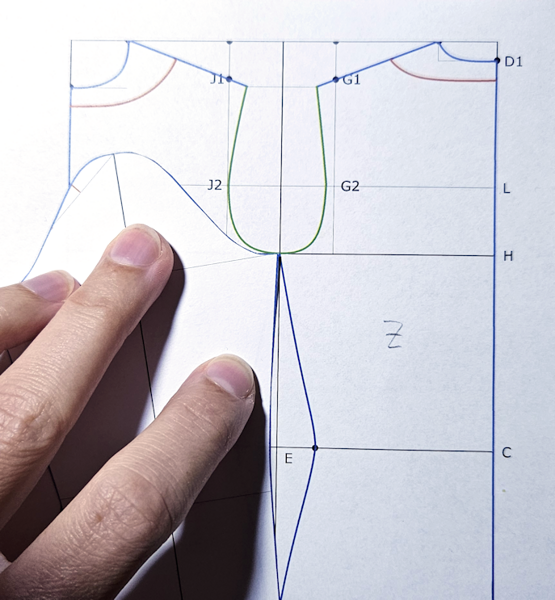 t-shirt sewing pattern drafting how to