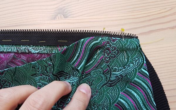 how to make a bomber jacket zipper