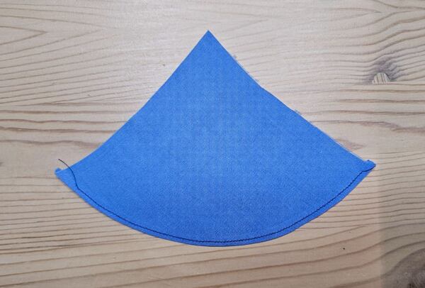 how to sew a narrow folded hem