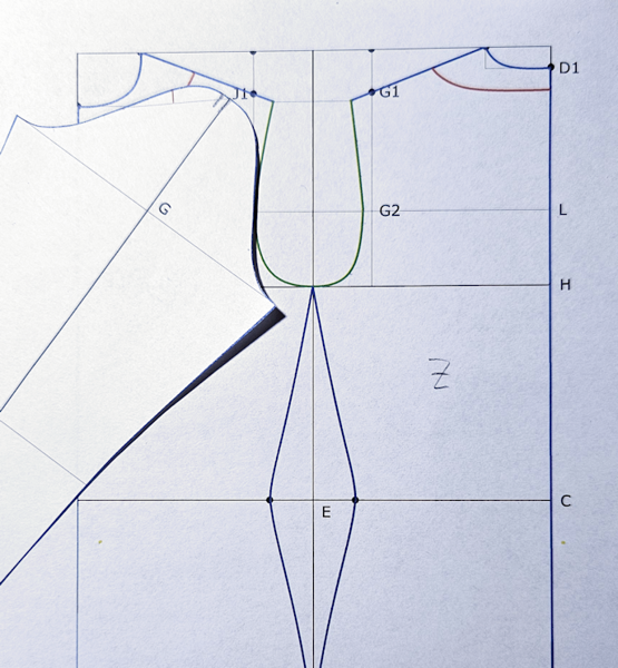 t-shirt sewing pattern drafting how to