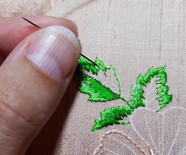 needle painting thread painting embroidery tutorial