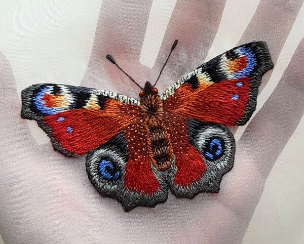 needle painting thread painting embroidery tutorial