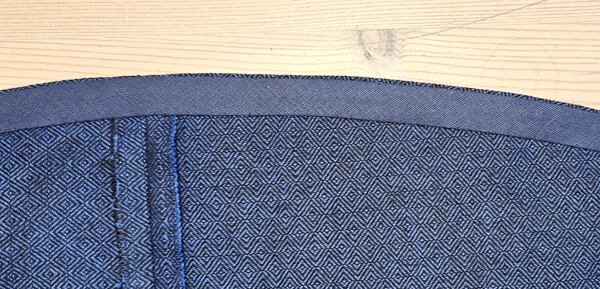 pinafore dress sewing pattern hem finish