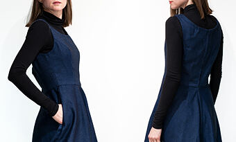 How to make a pinafore dress