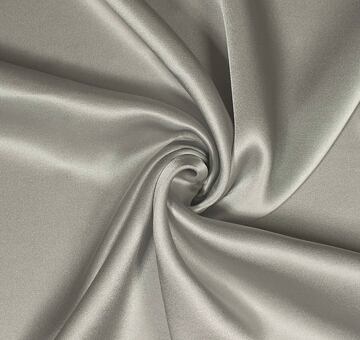 Silk satin, light grey