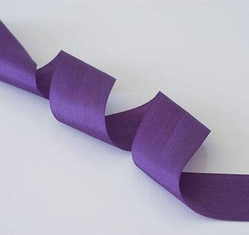 Silk ribbon 3,2 cm, violet
