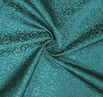 Brocade ornaments, teal