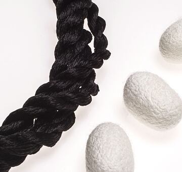 Silk embroidery floss, black 93-4