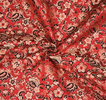 Brocade tradition, red and gold