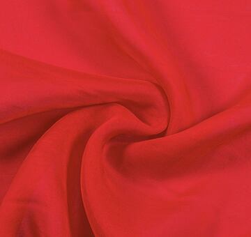 Silk chiffon, red