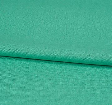 Linen cotton blend fabric, green