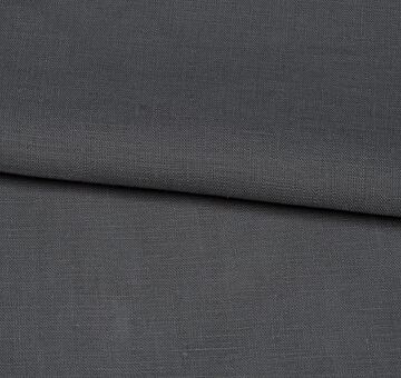 Fine linen fabric, 100% linen, dark grey