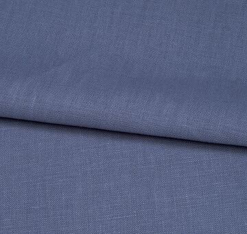 Linen fabric, 100% linen, steel blue