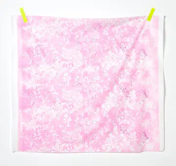 Japanese fabric LOKOMAKAI, double gauze organic cotton, pink