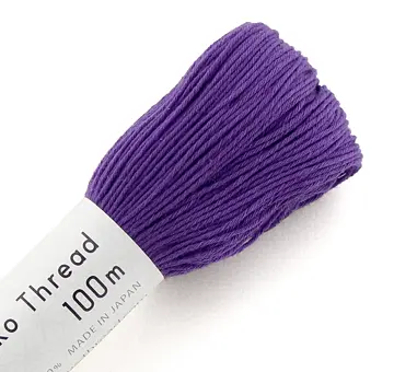 Olympus sashiko thread 100m, violet 124