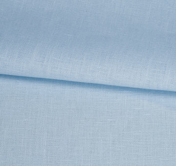 Light blue linen fabric, 100% linen