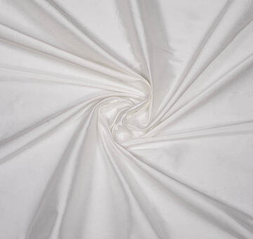 Fine silk dupioni, white
