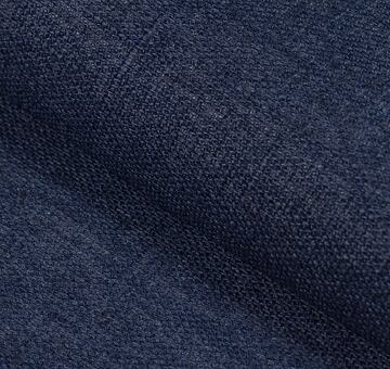dark blue waterproof linen fabric, 0.46m