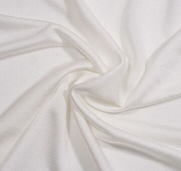 Silk jersey, ivory white