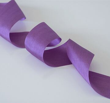 Silk ribbon 3,2 cm, hyacinth