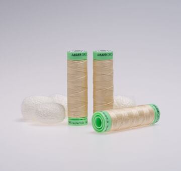 Silk thread, 50m, cream 130